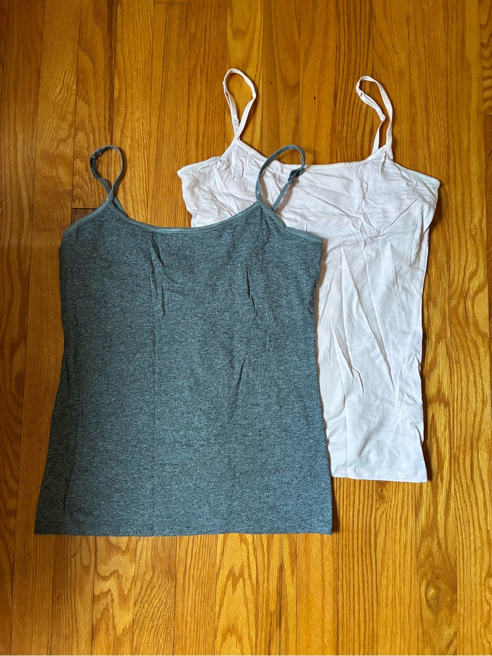 Bundle of 2 Camisoles - Light Pink and Grey